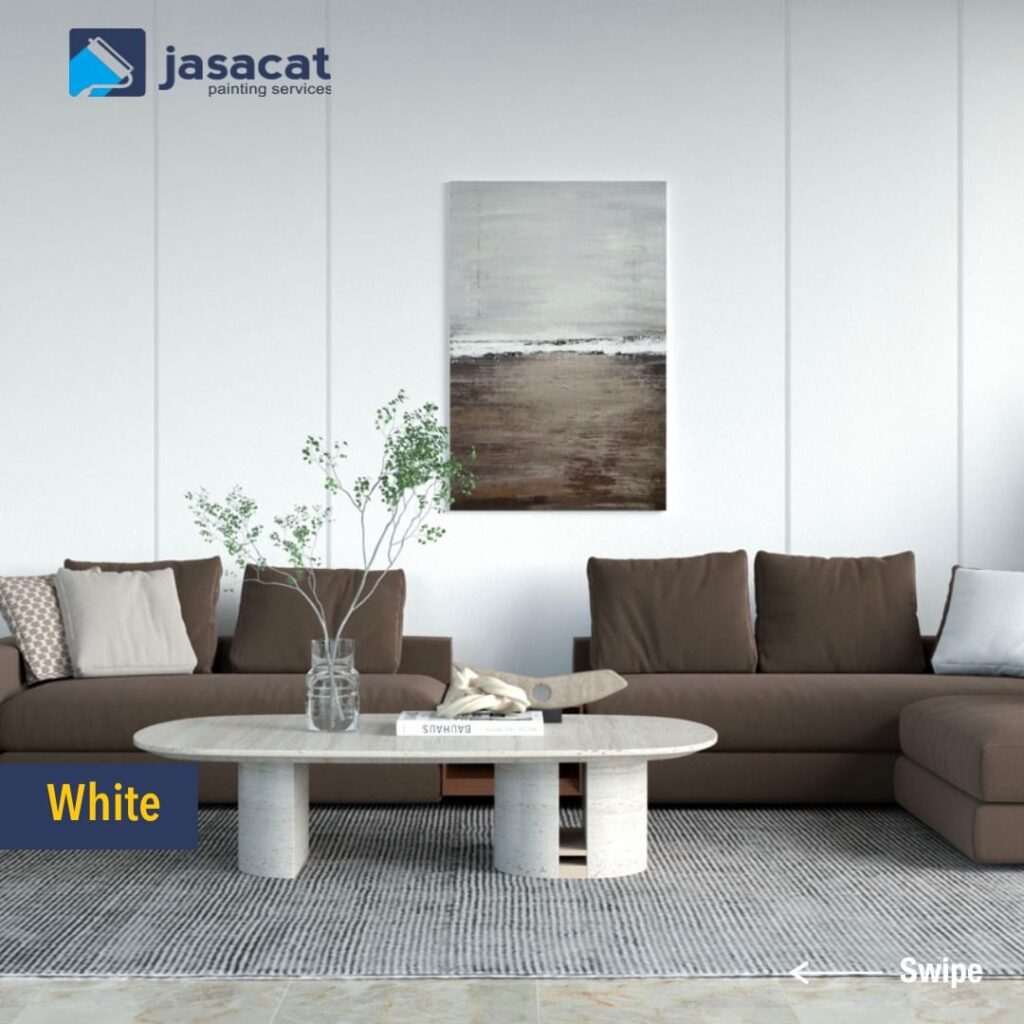 Warna Dinding untuk Furniture Cokelat
