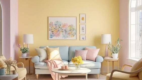 Perpaduan Warna Cat Kuning