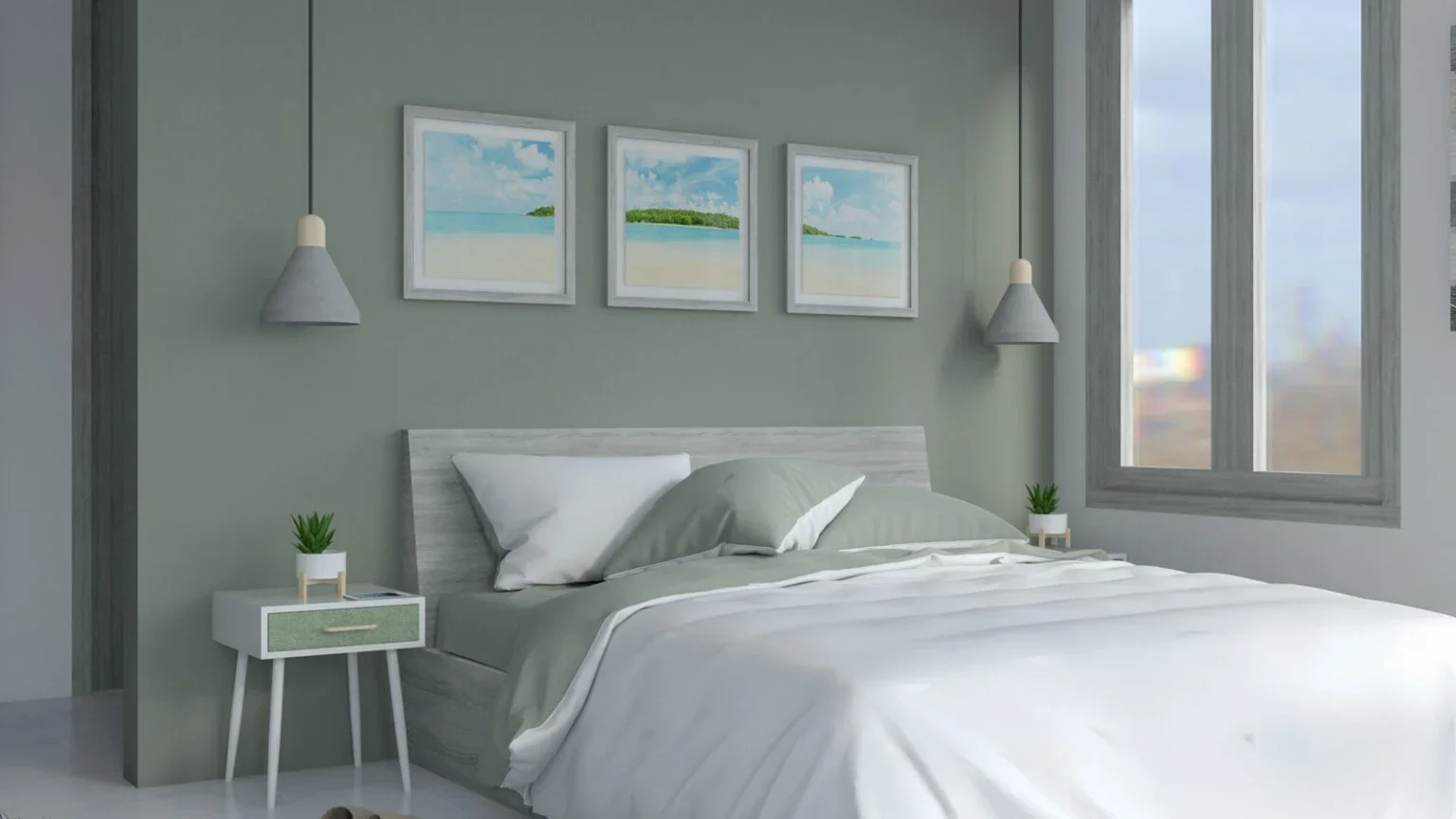 Warna Hijau Dinding Kamar
