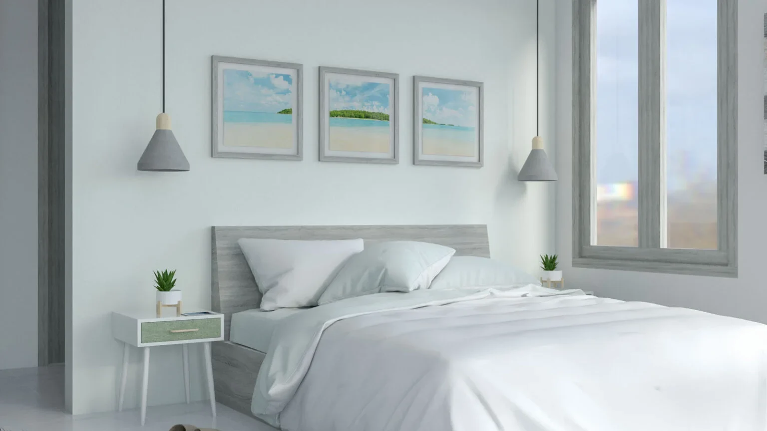 Pilihan Warna Furnitur untuk Dinding Kamar Warna Putih