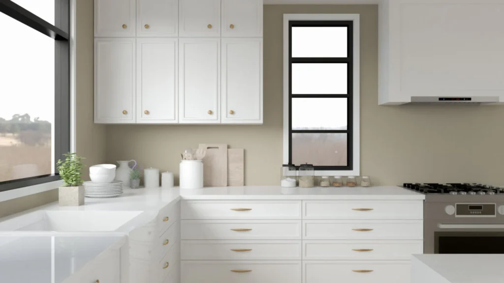 Warna Dapur Kabinet Putih