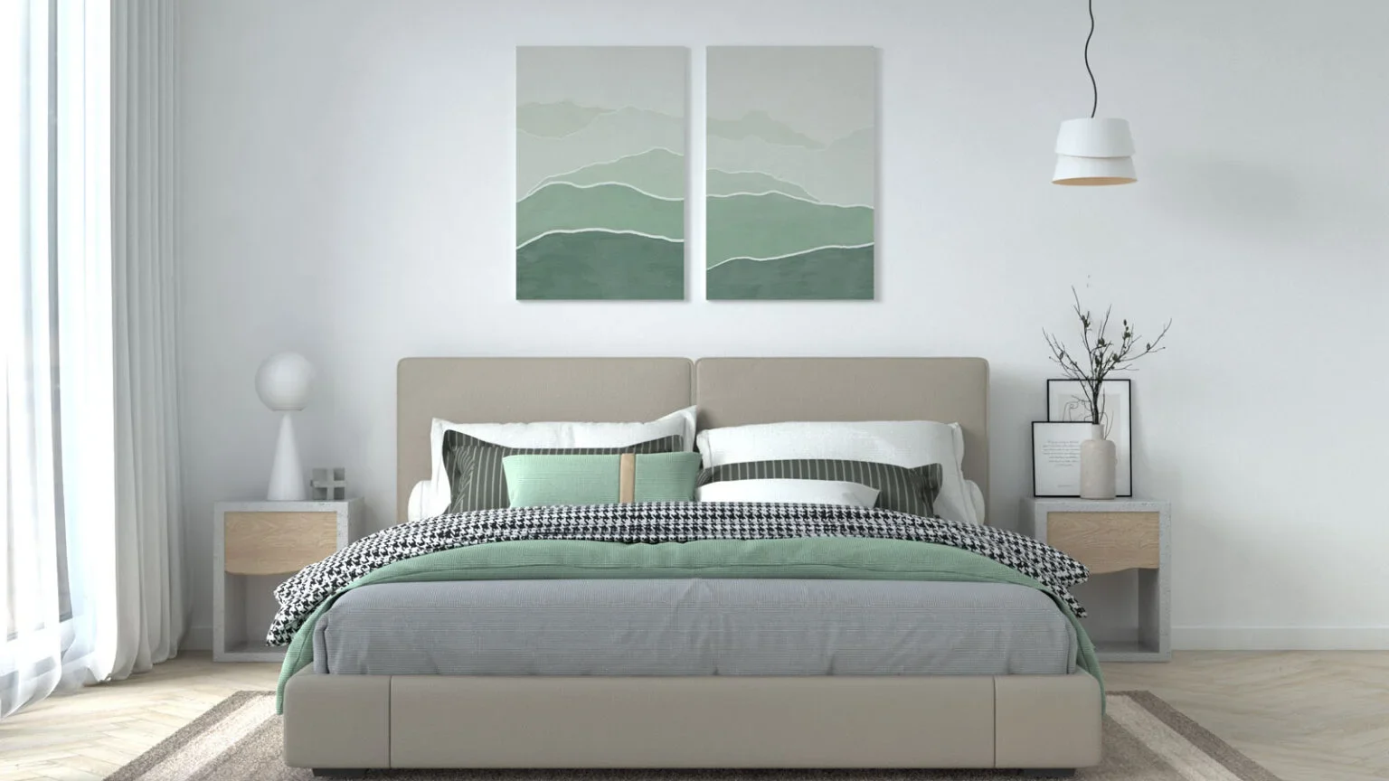 Palet Warna Kamar Tidur