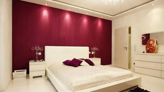 Kombinasi Maroon dan Beige