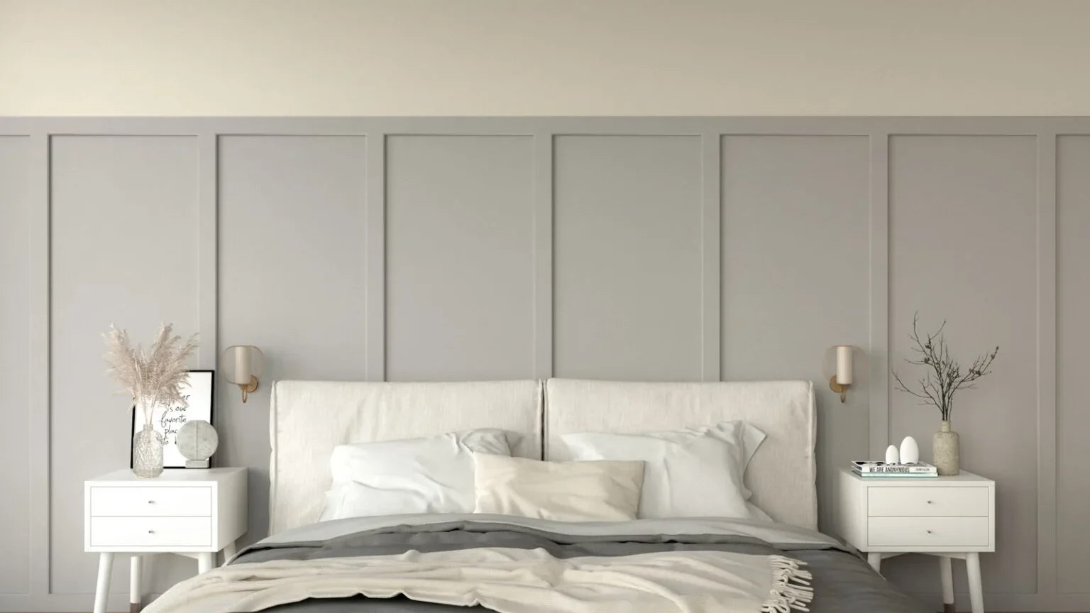 Kamar Tidur Kombinasi Warna