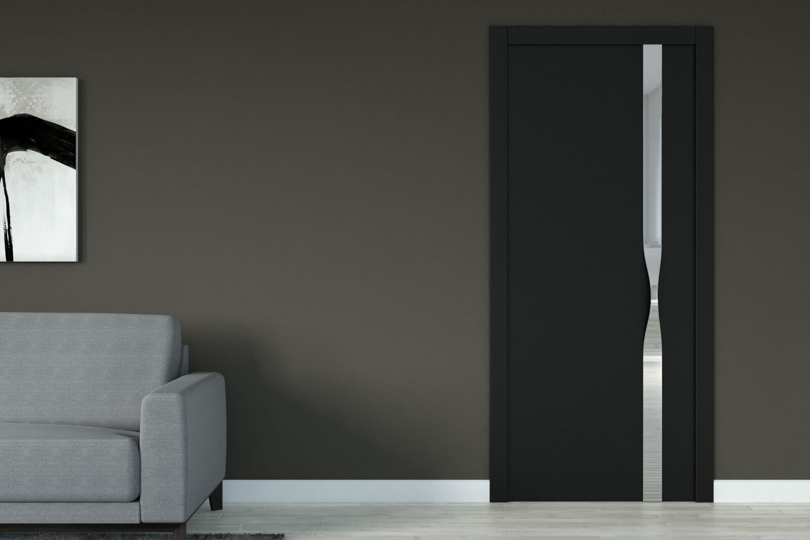 Warna Cat Dinding Pintu Warna Hitam