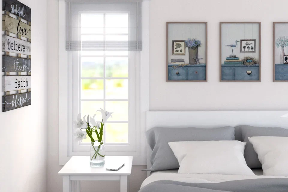 Kamar Tidur Kombinasi Warna