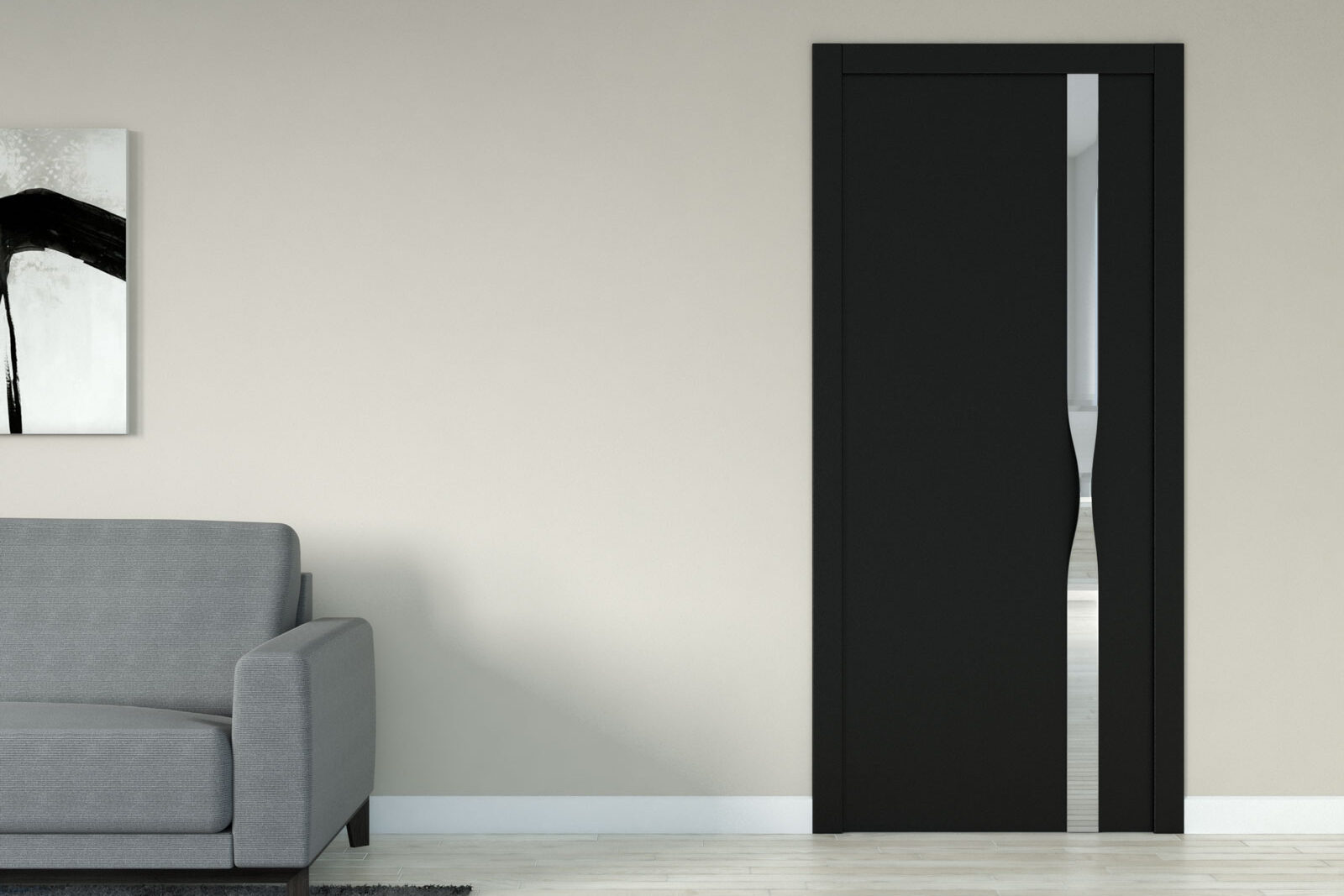 Warna Dinding Pintu Hitam