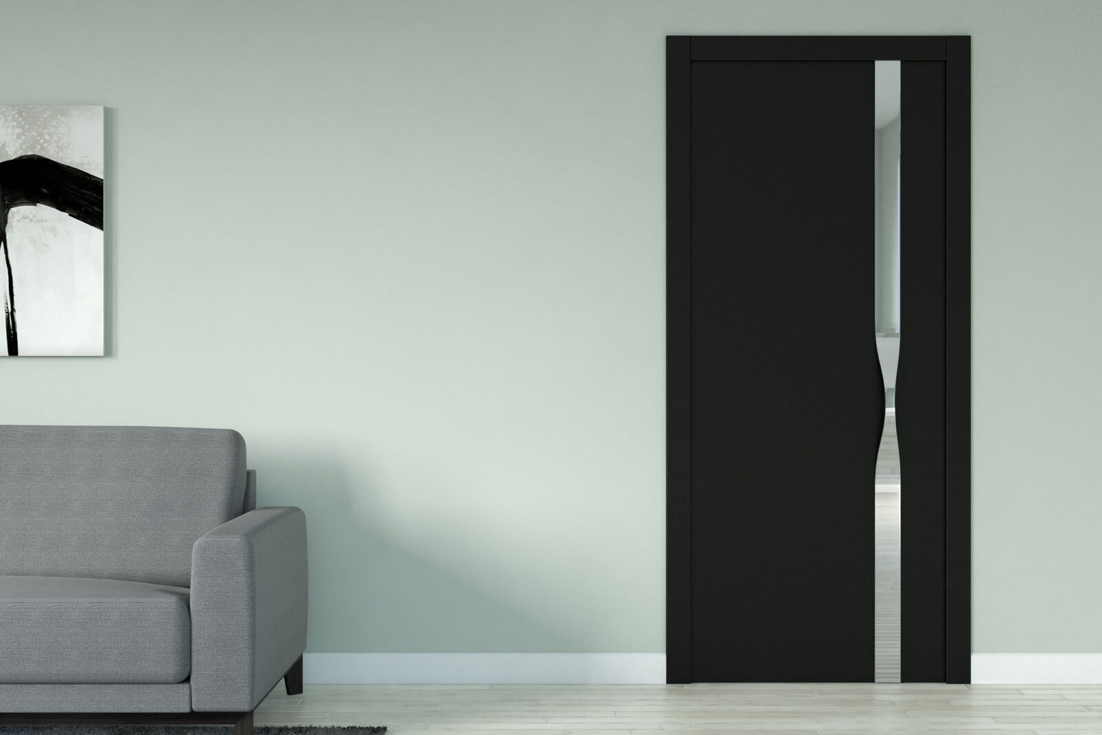 Warna Dinding Pintu Hitam