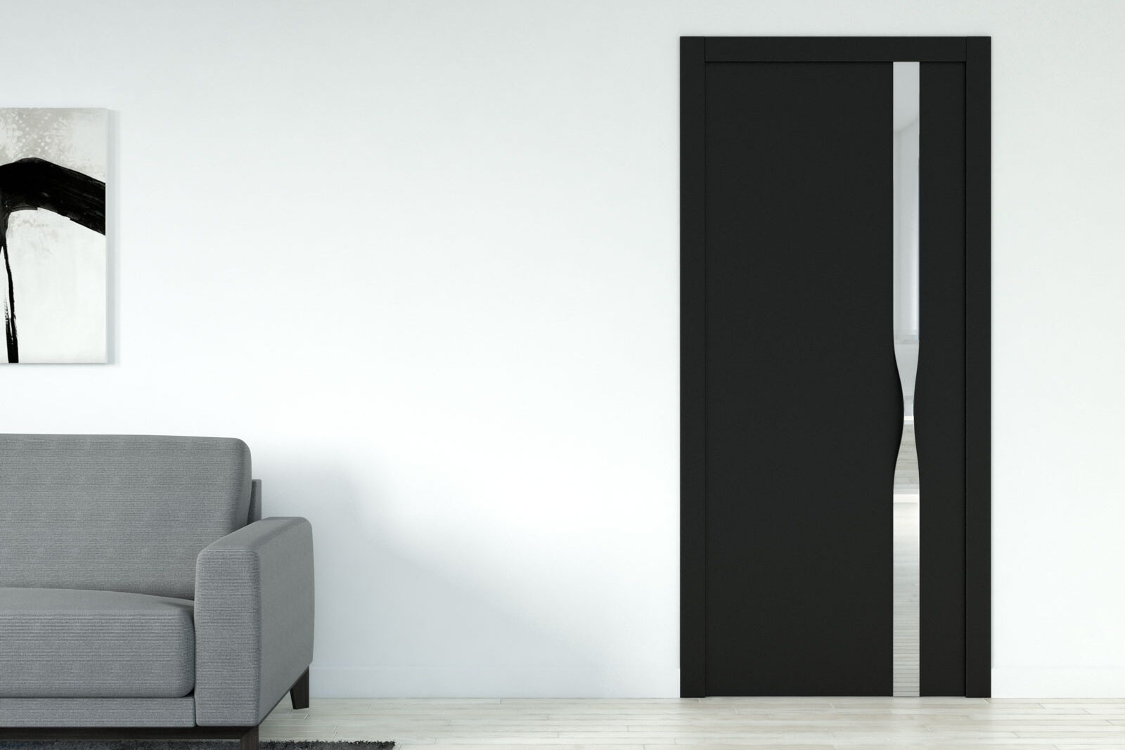 Warna Dinding Pintu Hitam