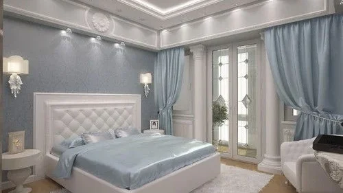 Kombinasi Biru dan Putih