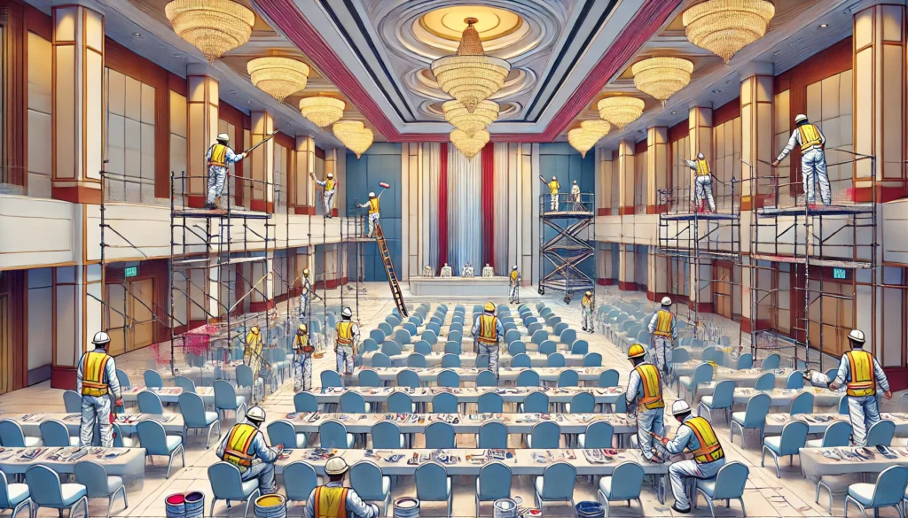 Pengecatan Gedung Pertemuan