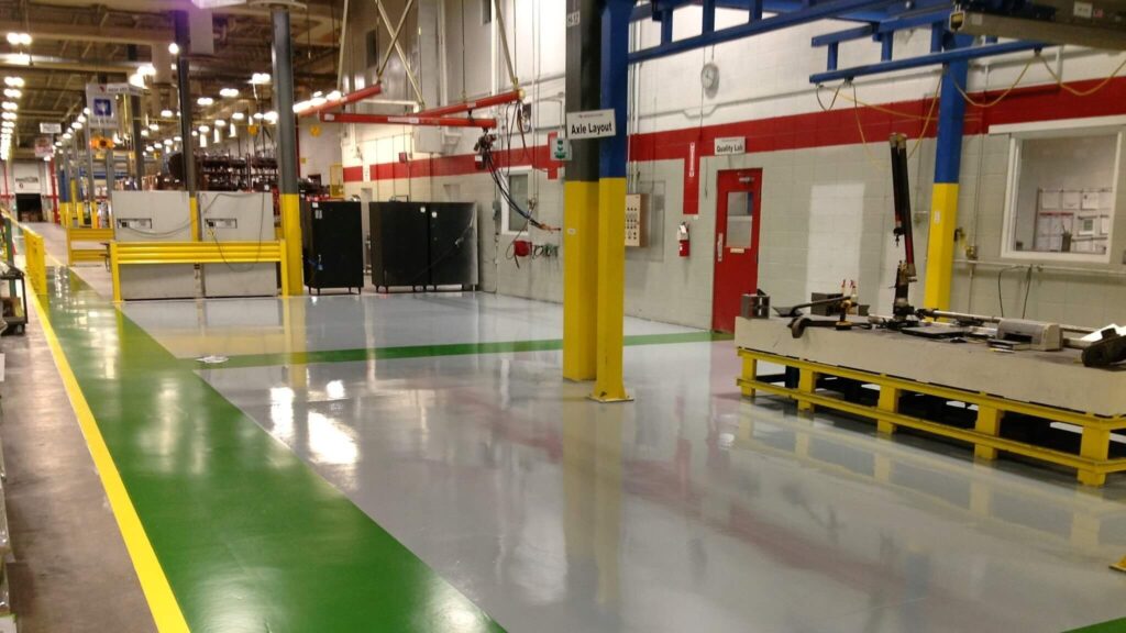 Pengecatan Lantai Pabrik