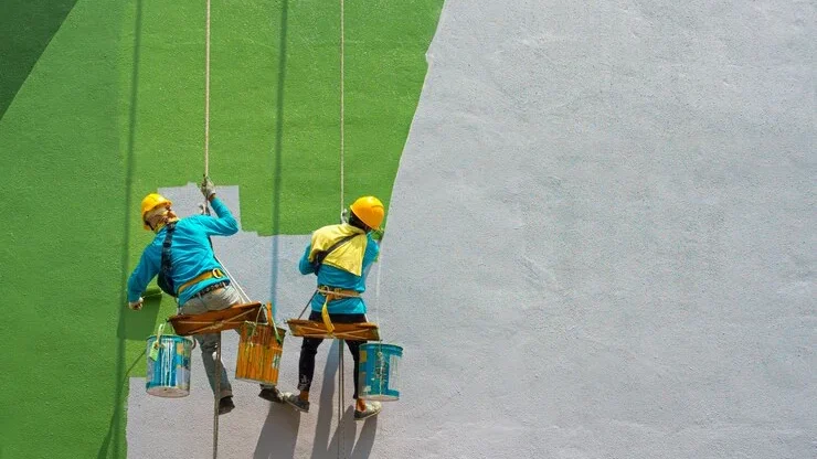 Pengecatan Gedung Komersial Profesional