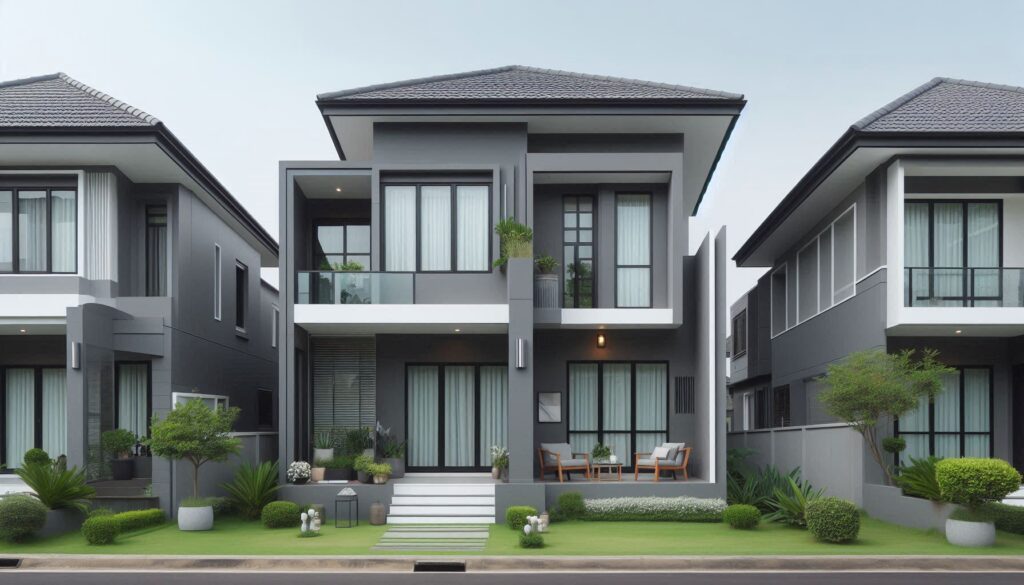 warna cat depan rumah yang elegan