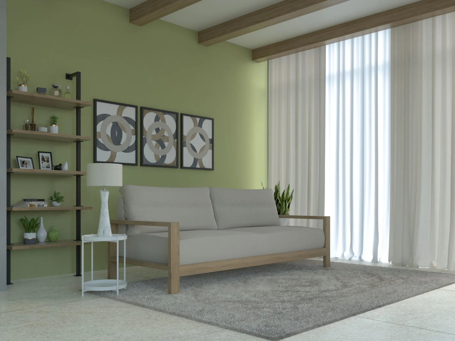 Warna Cat Olive Green Aesthetic untuk Rumah Modern