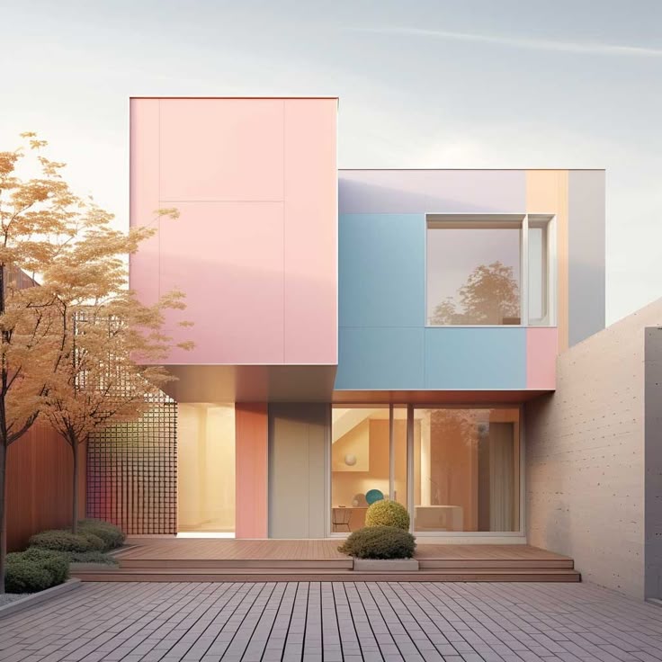 Warna pastel untuk rumah