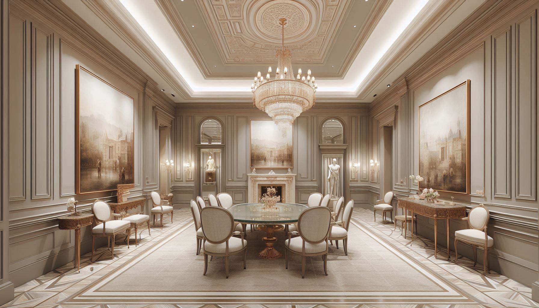 Cat Interior untuk Galeri Seni Eksklusif di Kemang