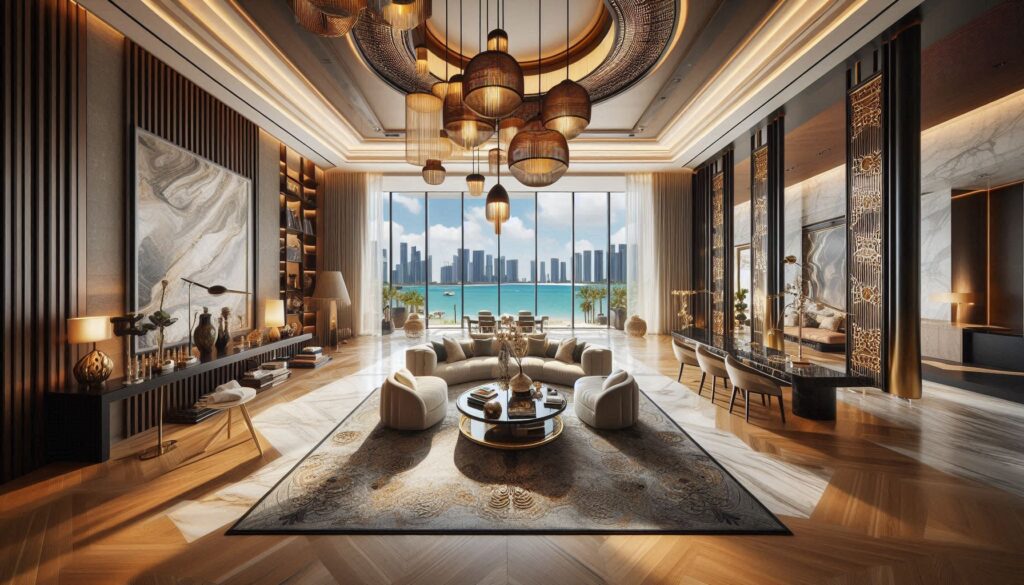 Interior rumah mewah PIK