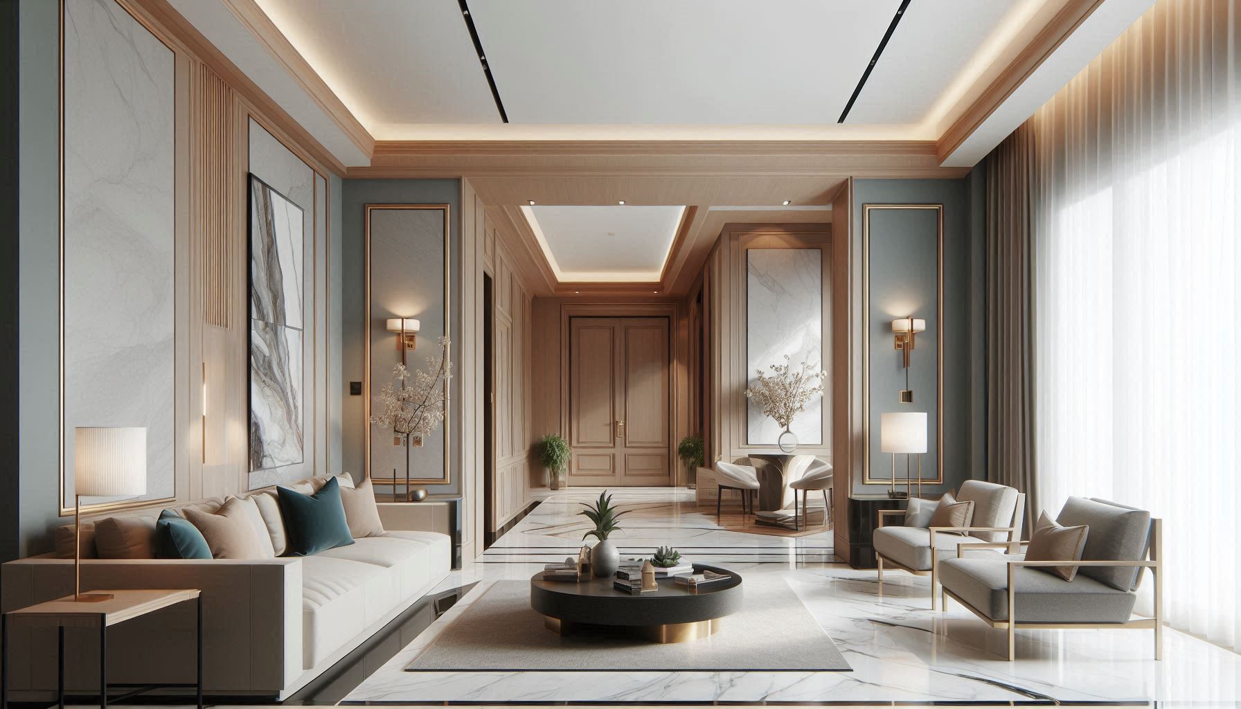 Sentuhan Warna Netral di Cat Interior Eksklusif Cempaka Putih