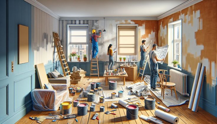 Jasa cat modern The Mozia