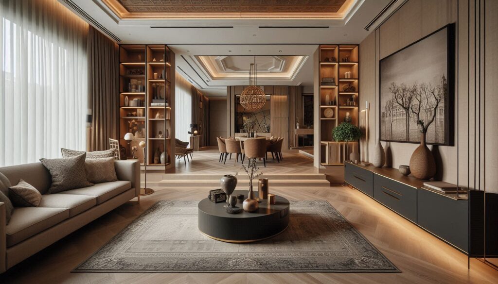 Cat interior mewah Gading Serpong