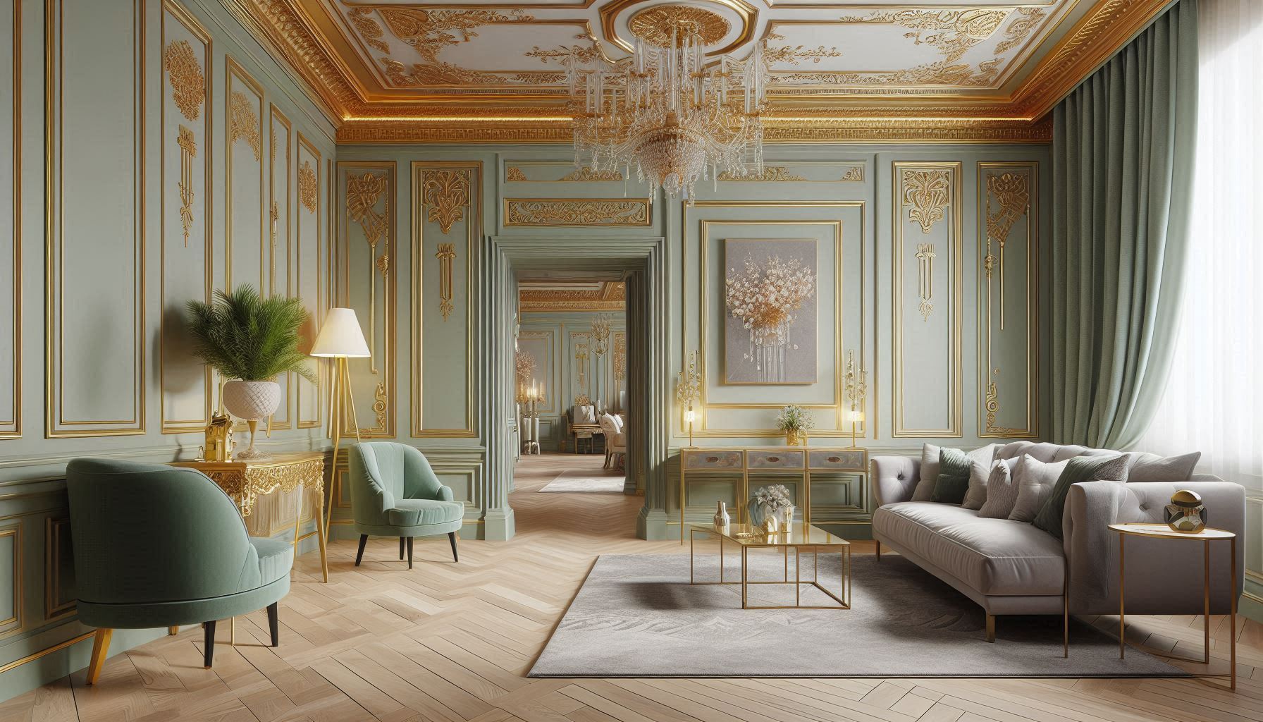 Warna Dinding Interior Rumah Mewah Pondok Gede