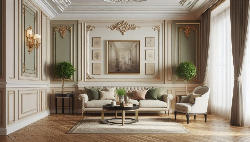 warna cat tembok elegan rumah klasik Menteng