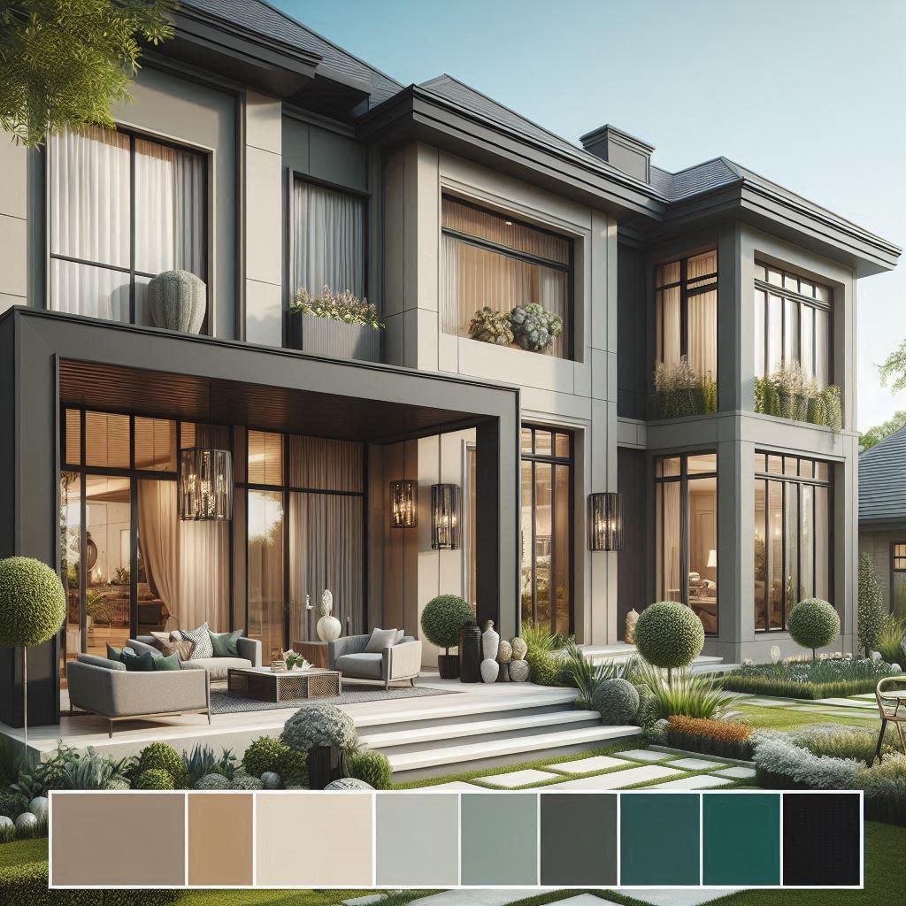 Palet Warna Eksklusif Cat Eksklusif Pekayon Indah