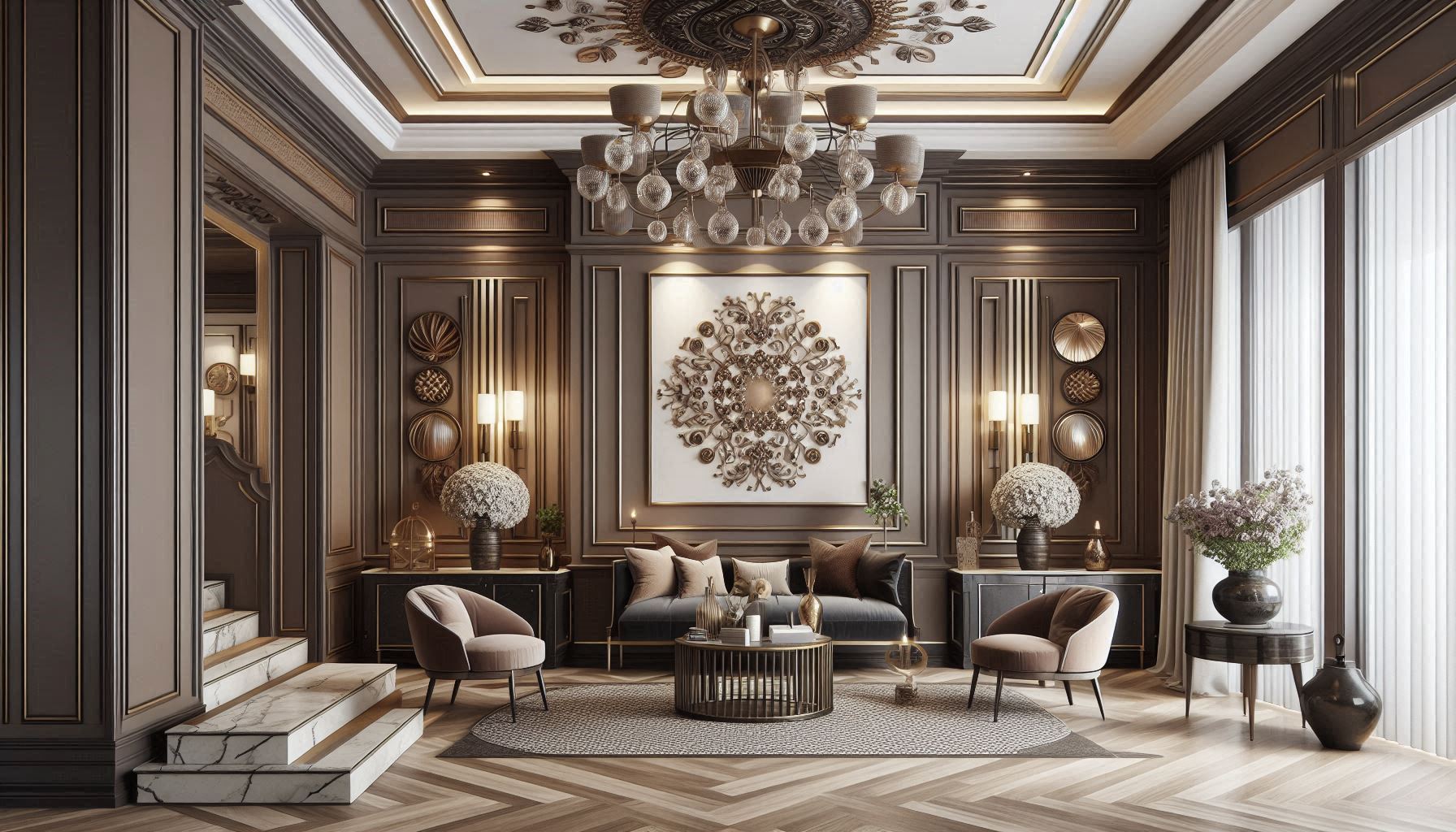 Kombinasi Warna Cat Elegan Rumah Mewah Cipayung