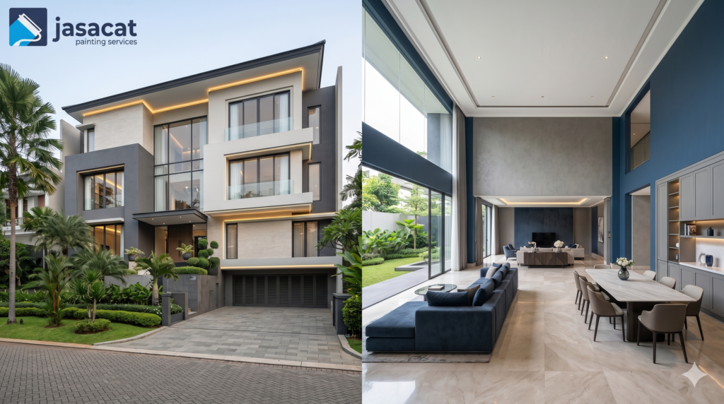 Jasa Pengecatan Rumah Mewah