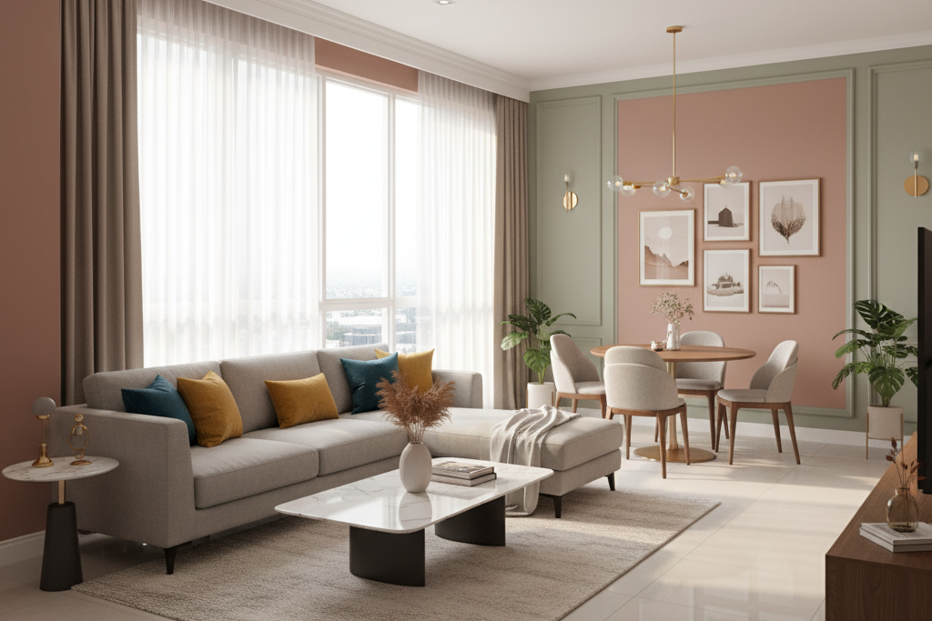 Jasa Cat Apartemen Karawaci dengan Warna Estetik