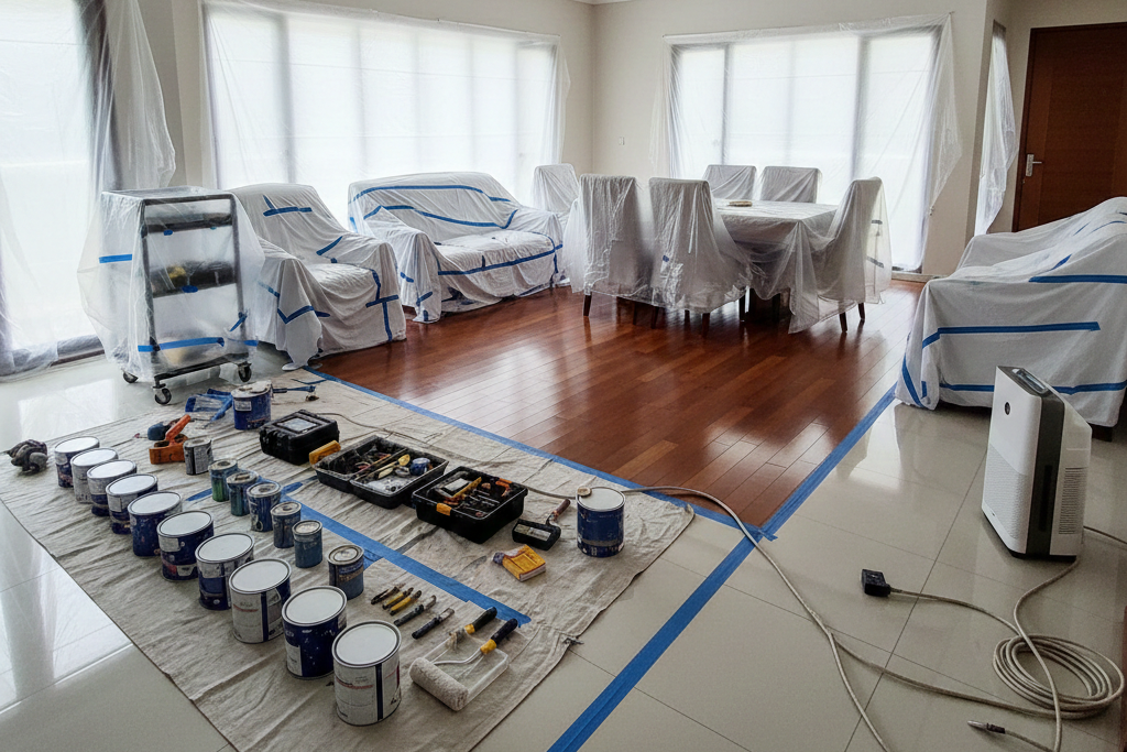 Jasa cat interior Summarecon