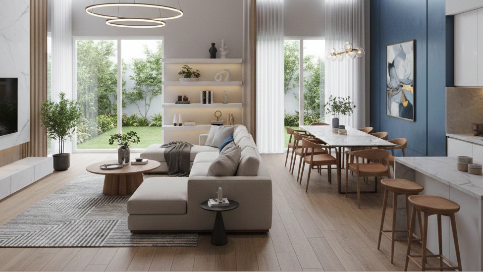 Cat Interior Elite Grand Galaxy dengan Desain Modern