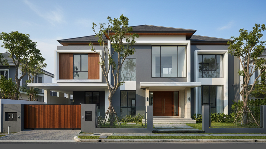 cat eksterior Kemang Pratama