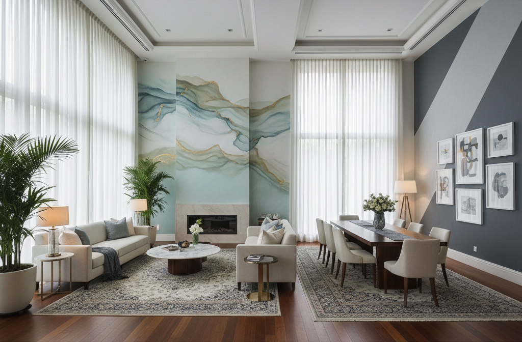 Jasa Cat Profesional The Breeze dengan Desain Artistik