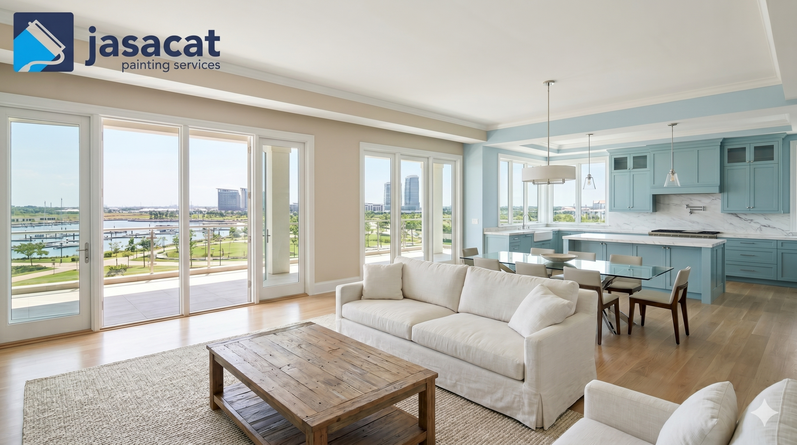 Gaya Cat Interior Coastal untuk Rumah di PIK 2
