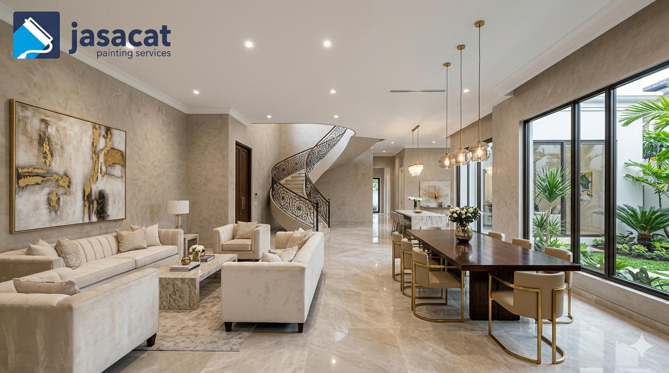 Pengecatan Interior Cipete Selatan yang Artistik dan Mewah