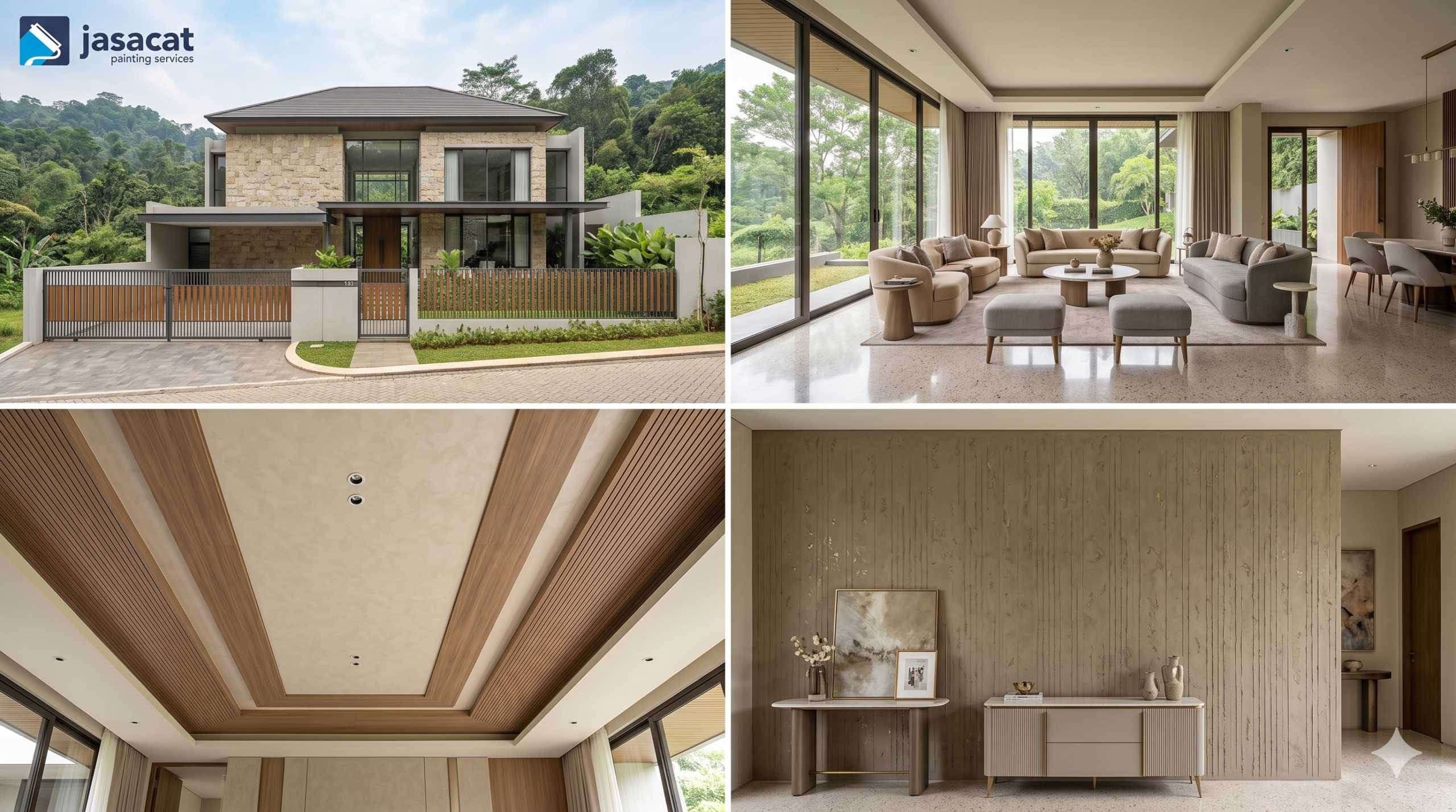 Palet Warna Natural Mewah untuk Rumah di Sentul Highlands