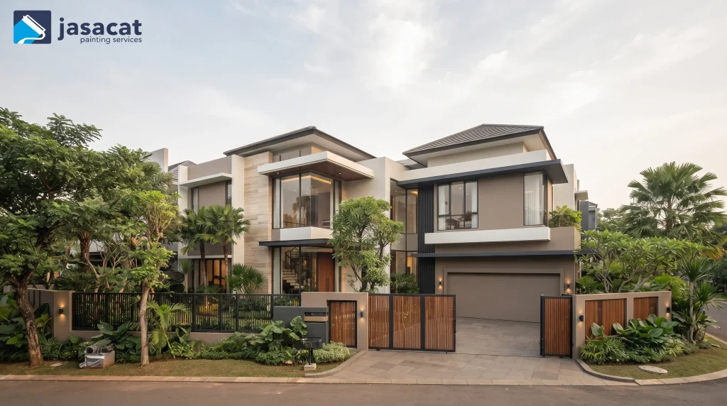 Harga jasa cat exterior rumah