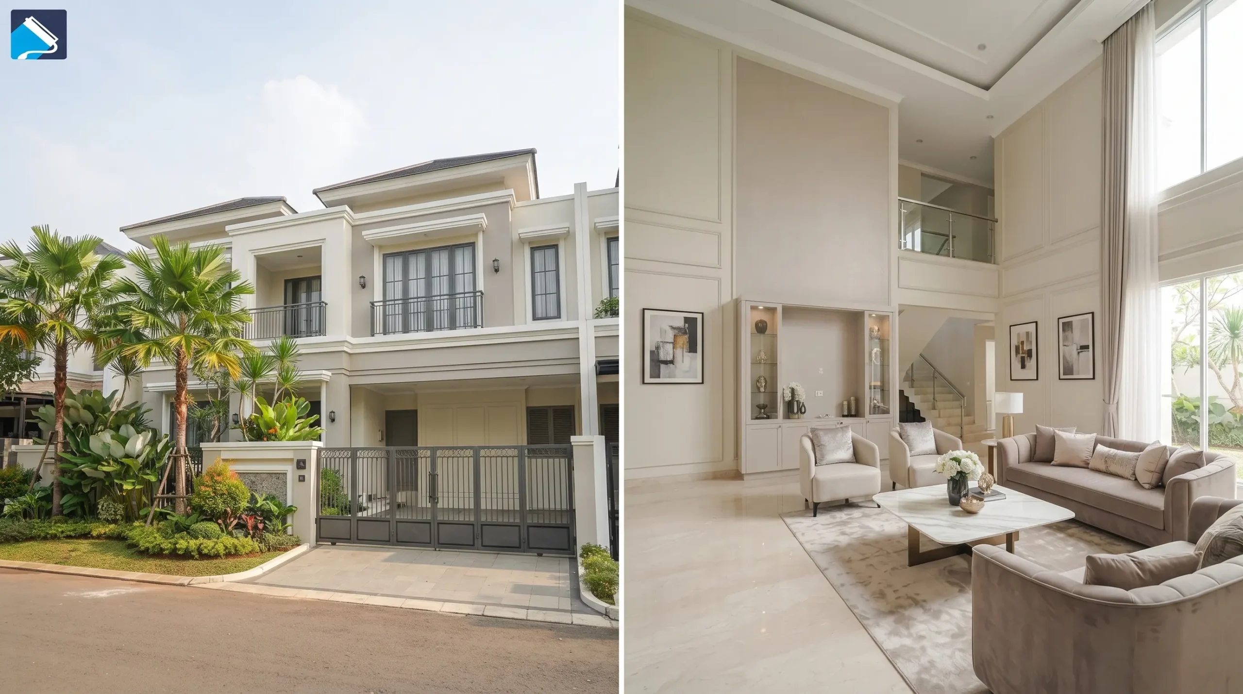 Estetika Mewah untuk Pengecatan Rumah Cluster Elite Depok