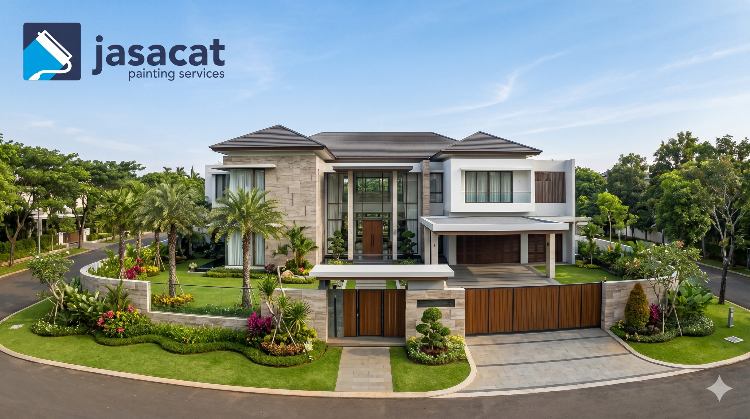 Pengecatan Eksterior Rumah Klasik di Cikini
