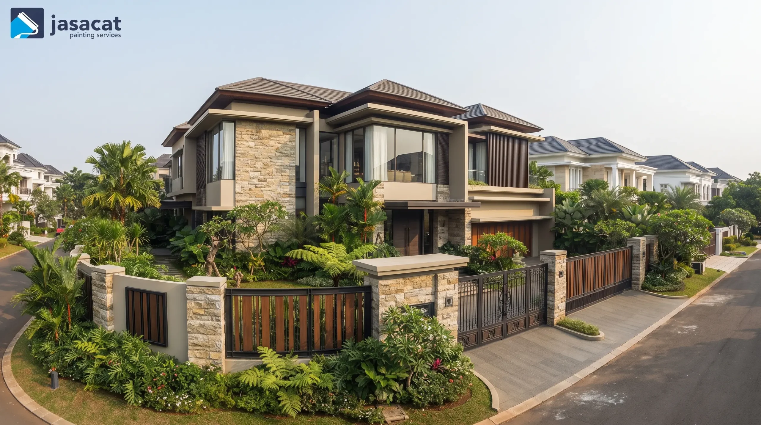 Gaya Natural Mewah oleh Jasa Pengecatan Luxury SouthCity