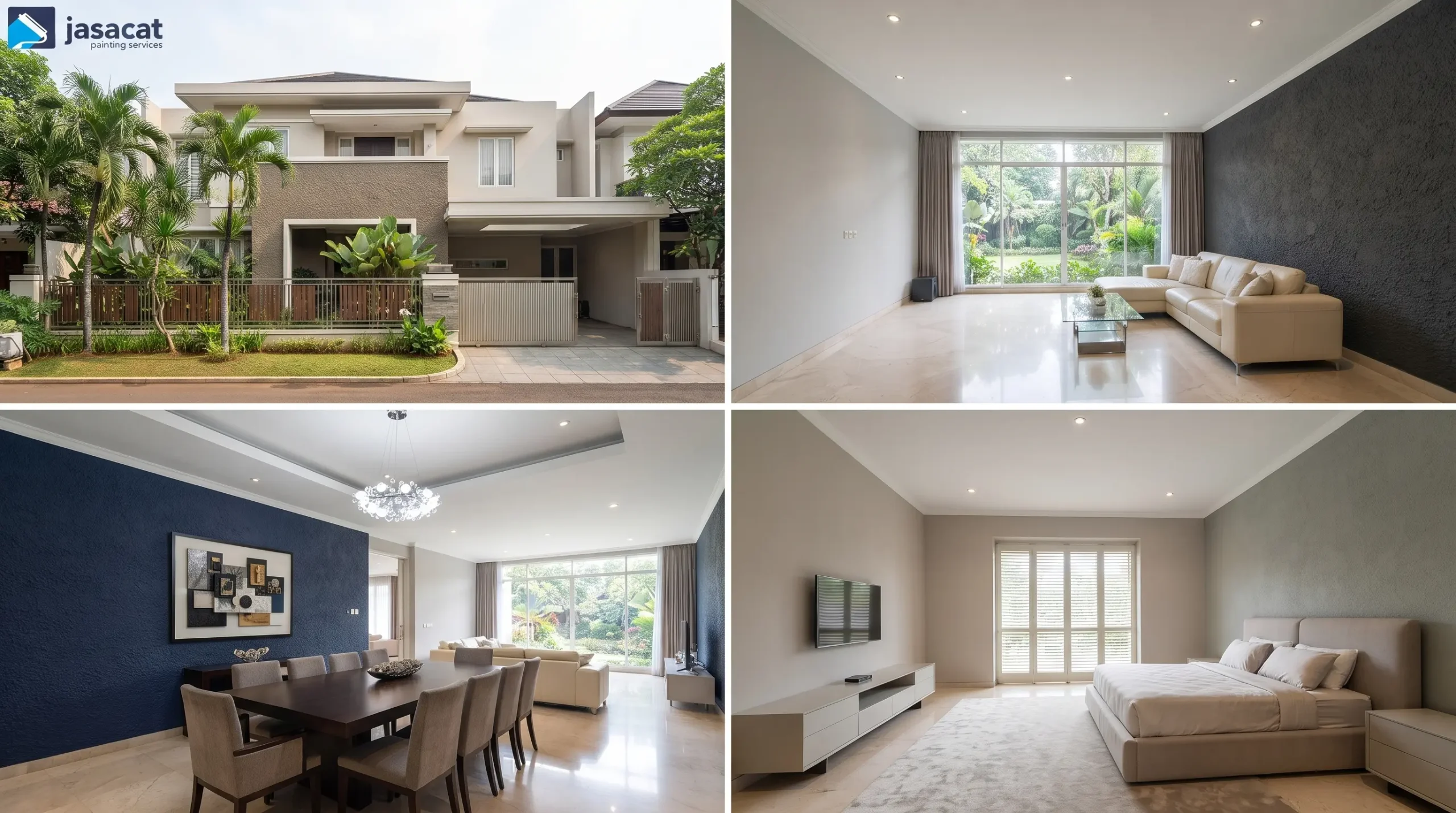 Elegansi Pengecatan Rumah di kawasan Jalan Pakubuwono VI