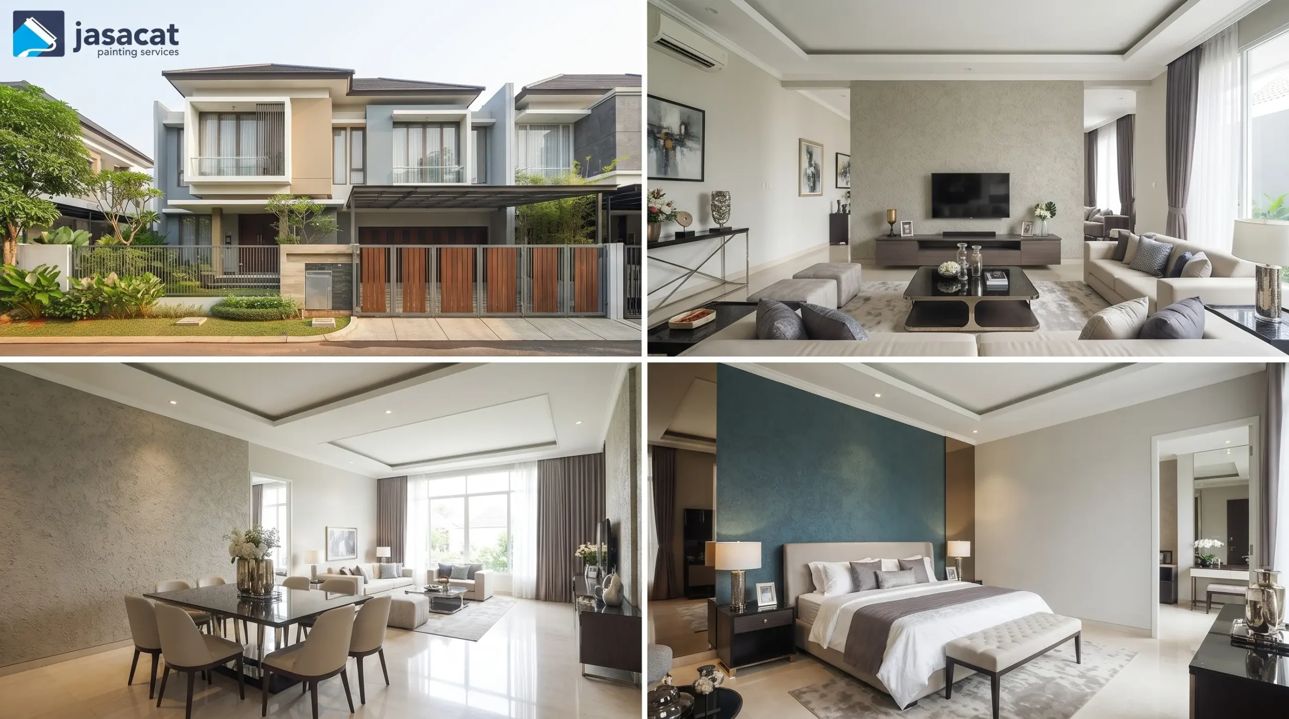 Jasa Cat Rumah Modern Jakarta Pusat Hasil Elegan