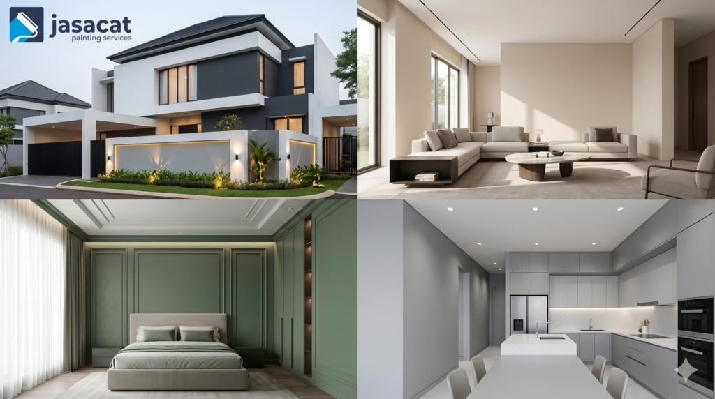 Jasa pengecatan dinding rumah premium