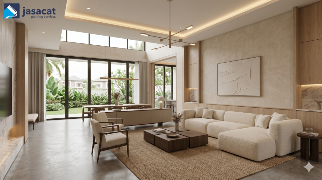 Jasa cat tembok rumah luxury
