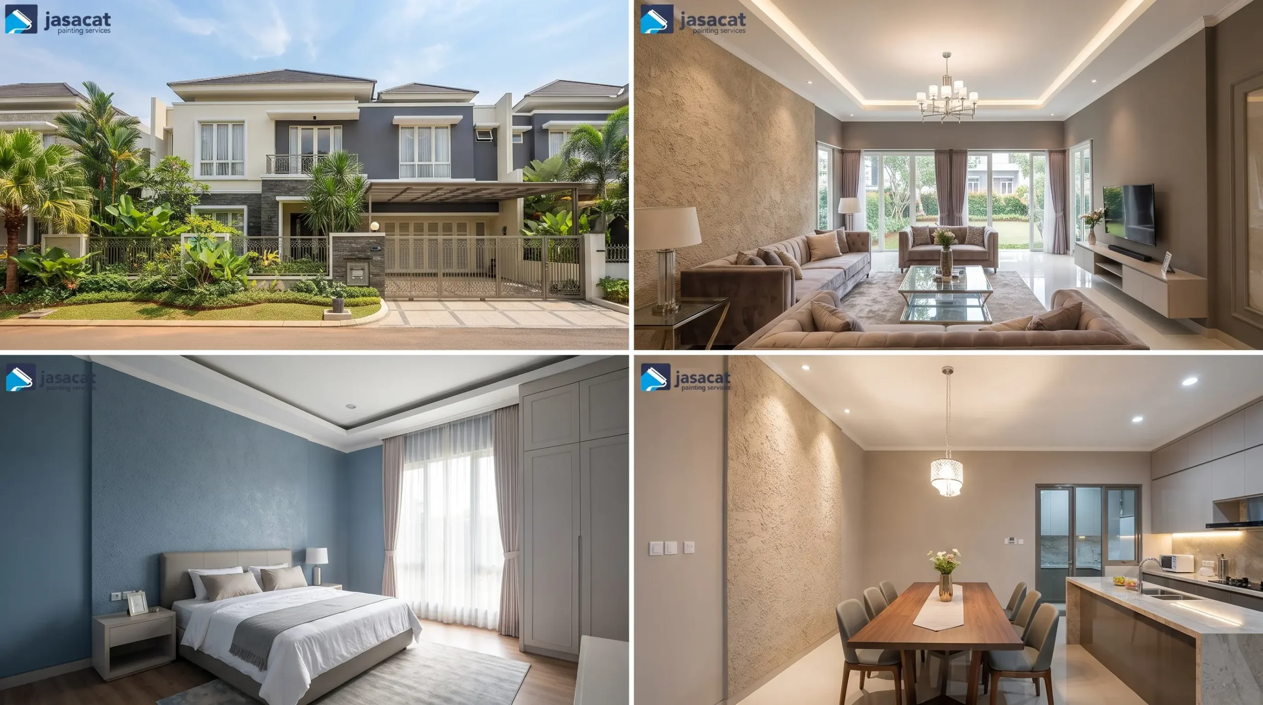 Jasa Cat Rumah Premium Harapan Indah Bergaransi