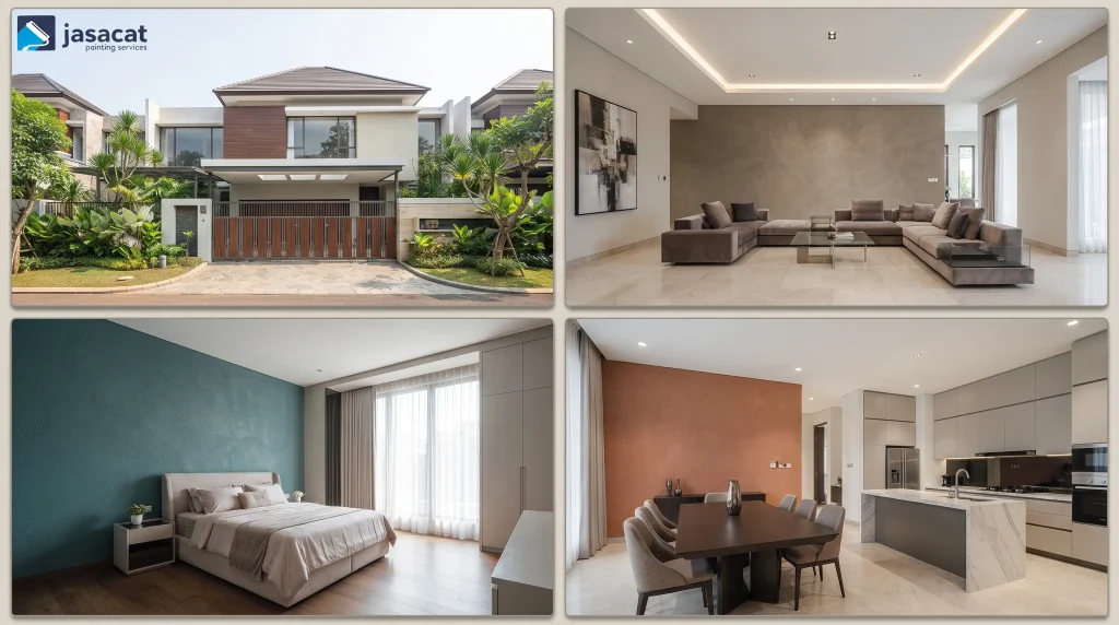 Jasa cat rumah aesthetic modern