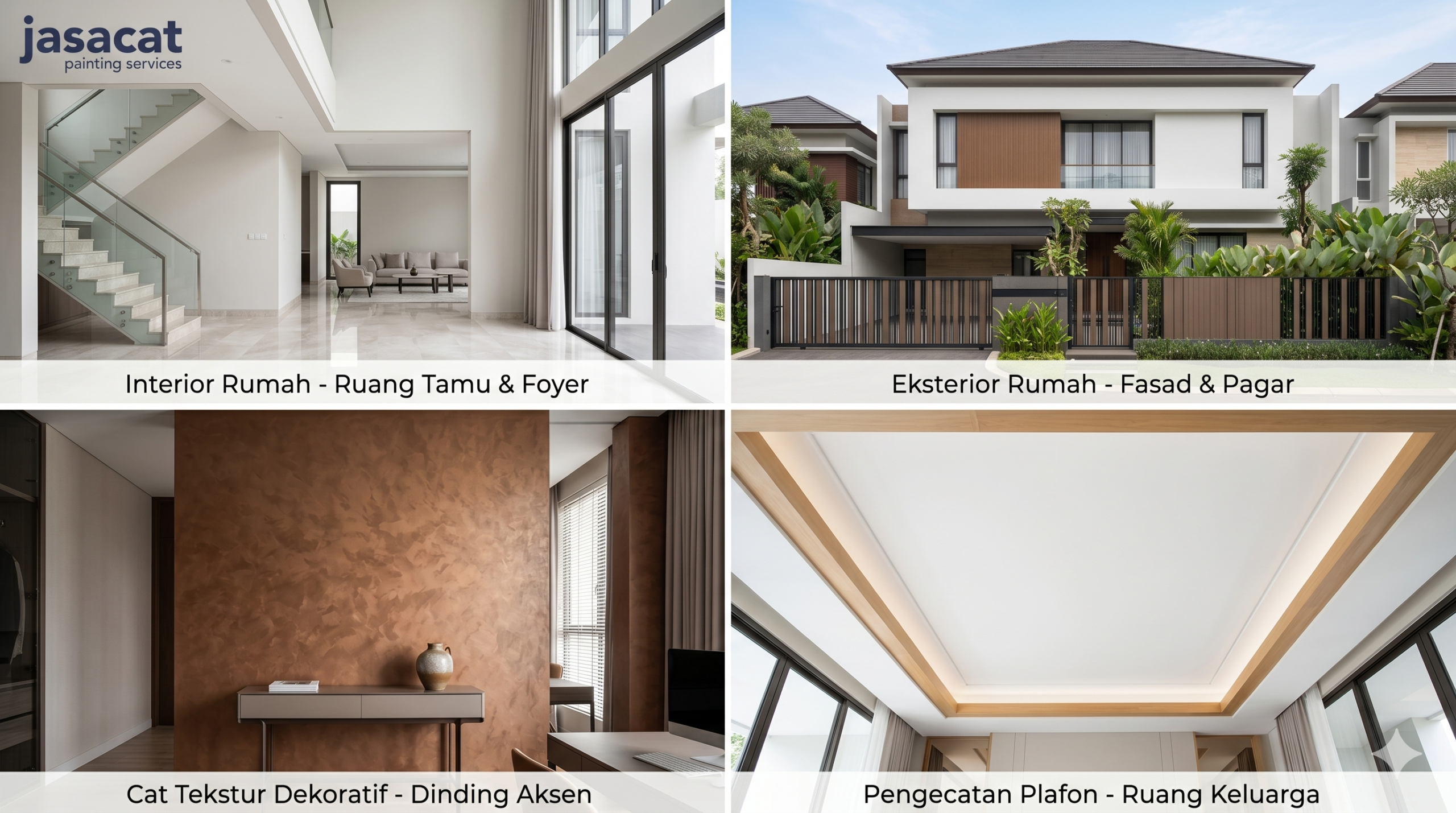 Cat rumah elite Alam Sutera dengan Sentuhan Artistik