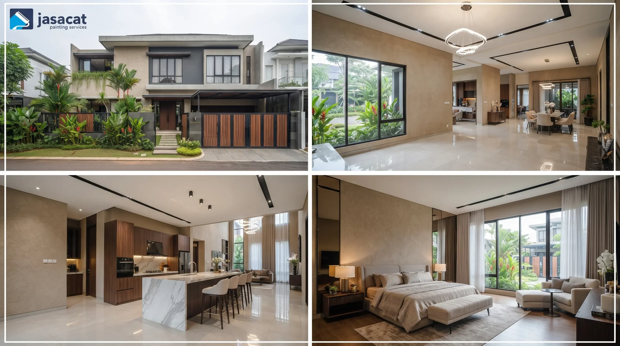 Jasa Cat Premium Sawangan untuk Rumah Bergaya Luxury